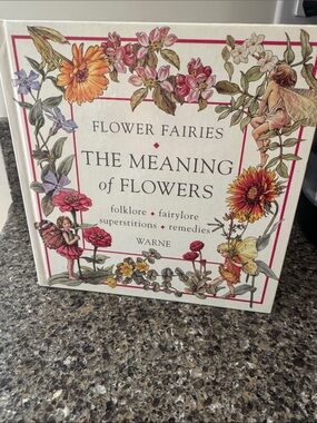 Flower Fairies "The Meaning of Flowers" Decorative Book 1990 Reprint